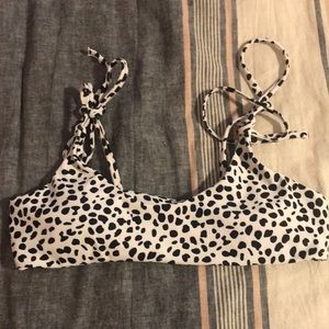 Animal Print Bikini Top